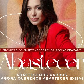 Arte de divulgação de palestra com Pamela Otero